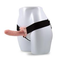 falo imitatoriai - Blush Dr. Skin Hollow 15 cm tuščiaviduris strap-on, vanilinis (Vanilla) - 2 nuotrauka