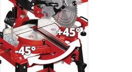 skersinis pjuklas - Skersinio pjovimo staklės su stovu EINHELL TC-SM 2531/2 U, galia 1900 W, diskas 254 mm - 5 nuotrauka