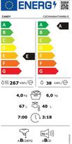 candy skalbimo - Candy CSOW44644TWMB6-S - 3 nuotrauka