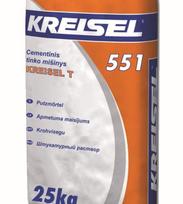 cementines - Cementinis tinko mišinys Kreisel T 551, 25 kg - 2 nuotrauka