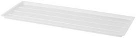 Rejs indų džiovyklės padėklas, 63,7 x 25,2 x 1,5 cm, balta (White)