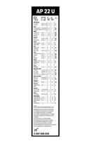 valytuvai 550 550 - Automobilių valytuvas „Bosch“ AP550U, be rėmo - 5 nuotrauka