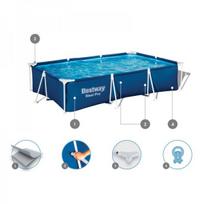 steel pro baseinas - Baseinas Bestway „Steel Pro Splash Frame" 300 x 201 x 66 cm - 5 nuotrauka