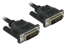 Delock Cable DVI to DVI Black 0.5m