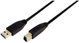 usb type b - LOGILINK - USB 3.0 Type A To Type B Data Cable 1m - 1 nuotrauka