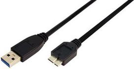 usb 2.0 a b cable - LogiLink Cable USB to USB-micro 2m - 1 nuotrauka
