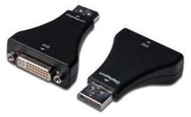 displayport 2.1 kabelis - Assmann Displayport 1.1a Adapter DP/DVI-I Black - 1 nuotrauka