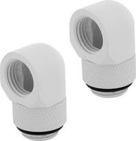 Corsair Hydro X Series 90° Rotary Adapter Twin Pack White