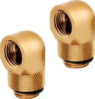 Corsair Hydro X Series 90° Rotary Adapter Twin Pack Gold