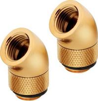 Corsair Hydro X Series 45° Rotary Adapter Twin Pack Gold