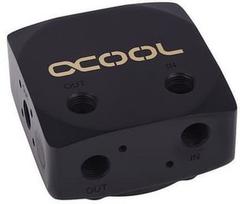 Alphacool Eisdecke D5 Brass Top Deep Black