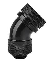 Thermaltake Pacific G14 PETG Tube 45-Degree Compression 16mm OD – Black