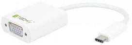 Techly Adapter USB to VGA White