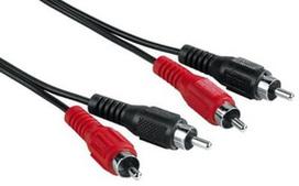 Hama Cable RCA x2 to RCA x2 Black 2.5m
