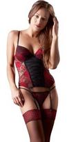 stringai moterims - Seksualus korsetas su stringais Cottelli Collection - 5 nuotrauka