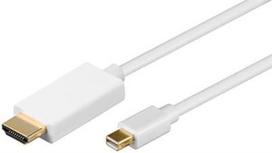 Goobay DisplayPort Cable Mini DP To HDMI 2m White