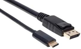 type c monitoriaus - Manhattan Monitor Cable USB-C / DisplayPort 2m - 1 nuotrauka