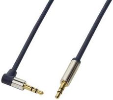 kabelis 3.5mm audio 5m - LogiLink Audio Cable Jack to Jack Blue 5m - 1 nuotrauka