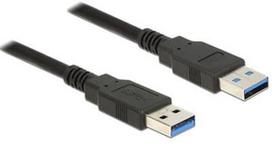 usb 3.0 to usb 3.0 cable - Delock Cable USB to USB 2m Black - 1 nuotrauka