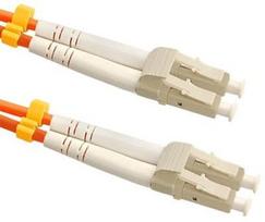 Qoltec LC-UPC Optic Patch Cable Orange OM-2 1m