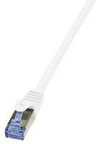 LogiLink Patch Cable Cat.6A from Cat.7 600 MHz S/FTP PIMF PrimeLine 10m White
