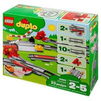 gelezinkel - LEGO DUPLO Traukinių bėgiai 10882 - 6 nuotrauka