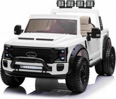 elektromobiliai vaikams super - Vaikiškas elektromobilis Beniamin Ford Super Duty Pilot, balta (White) - 2 nuotrauka