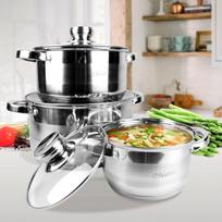 6 240 - Maestro Casserole, 160 - 240 mm, 1.5 - 3.5 l, 3 vnt. - 4 nuotrauka