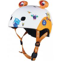 Micro 3D Monsters, S, Balta/oranžinė (White/Orange)