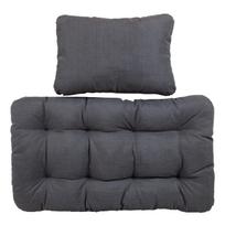 pakabinamas.kreslas - Pagalvė Home4you Clobe Cushion P0071111, tamsiai pilka, 106 x 64 cm - 2 nuotrauka