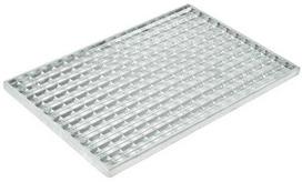 cinkotas groteles - Batų valymo grotelės Aco Vario 3003262, cinkuotas plienas, 75 cm x 50 cm - 1 nuotrauka