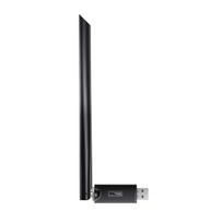 Baseus FastJoy 650Mbps WiFi Adapter with Antenna - Juodas (Black)