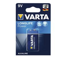 baterija 9v - Varta Longlife Extra 9V block 6 LR 61 - 2 nuotrauka