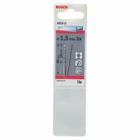 graztas 40 mm - Grąžtas metalui Bosch HSS-G; DIN 338; 1,5x40 mm; 2 vnt. - 3 nuotrauka