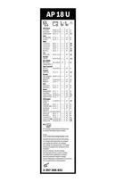 valytuvai - Automobilių valytuvas „Bosch“ AP450U, be rėmo - 5 nuotrauka