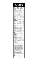 bosch valytuvai 600 600 - Automobilių valytuvas „Bosch“ AP600U, be rėmo - 5 nuotrauka