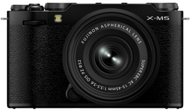 skaitmeninis fotoaparatas - Fujifilm X-M5 + Fujinon XC 15-45mm F3.5-5.6 OIS Juodas (Black) - 1 nuotrauka