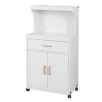 virtuves mikrobangu lentyna - SoBuy Virtuvinė spintelė FSB12-W, balta (White) - 1 nuotrauka