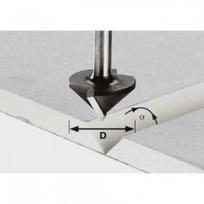 kartonos - Festool HW S8 D32/90° Freza grioveliams - 1 nuotrauka
