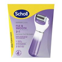 pedu sveitiklis - SCHOLL File & Smooth 2in1 elektroninis pėdų šveitiklis, 1 vnt. - 1 nuotrauka