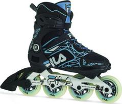 fila rieduciai - Moteriški FILA Legacy Pro 84 black/light blue riedučiai - 1 nuotrauka