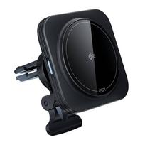 indukcinis ikroviklis - ESR Halolock QI2 magnetinis automobilinis laikiklis su MagSafe 15W indukciniu įkrovikliu - Juodas (Black) - 2 nuotrauka
