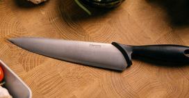 virtuviniaj peilei - Virėjo peilis „Fiskars“, 21 cm - 3 nuotrauka