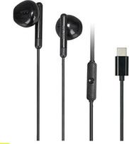 usb c laidines ausines - Awei PC-6T USB-C Black (Juodos) - 1 nuotrauka