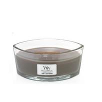 woodwick zvakes 275 g - Woodwick Tonka & Almond Milk aromatinė žvakė - 275 g. - 3 nuotrauka