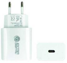 adapteris 220v usb -  Extra Digital SC230167, balta - 1 nuotrauka