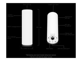 wifi 6 stiprintuvas - Ubiquiti U6-MESH, balta - 6 nuotrauka