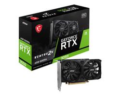 vaizdo plokstes rtx 3050 - MSI Geforce RTX 3050 VENTUS 2X 6G OC NVIDIA 6 GB GDDR6 - 1 nuotrauka