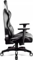 chair l - Diablo Chairs X-Horn 2.0, juoda/balta (L dydis) - 2 nuotrauka