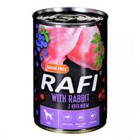 Šlapias šunų maistas Rafi Adult, triušiena, 0.4 kg